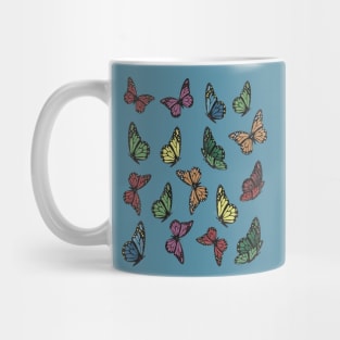 Colorful and Cute Butterfly Pattern 1 Mug